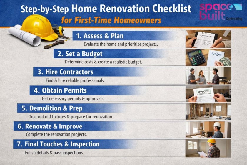 Step-by-Step Home Renovation Checklist for First-Time Homeowners