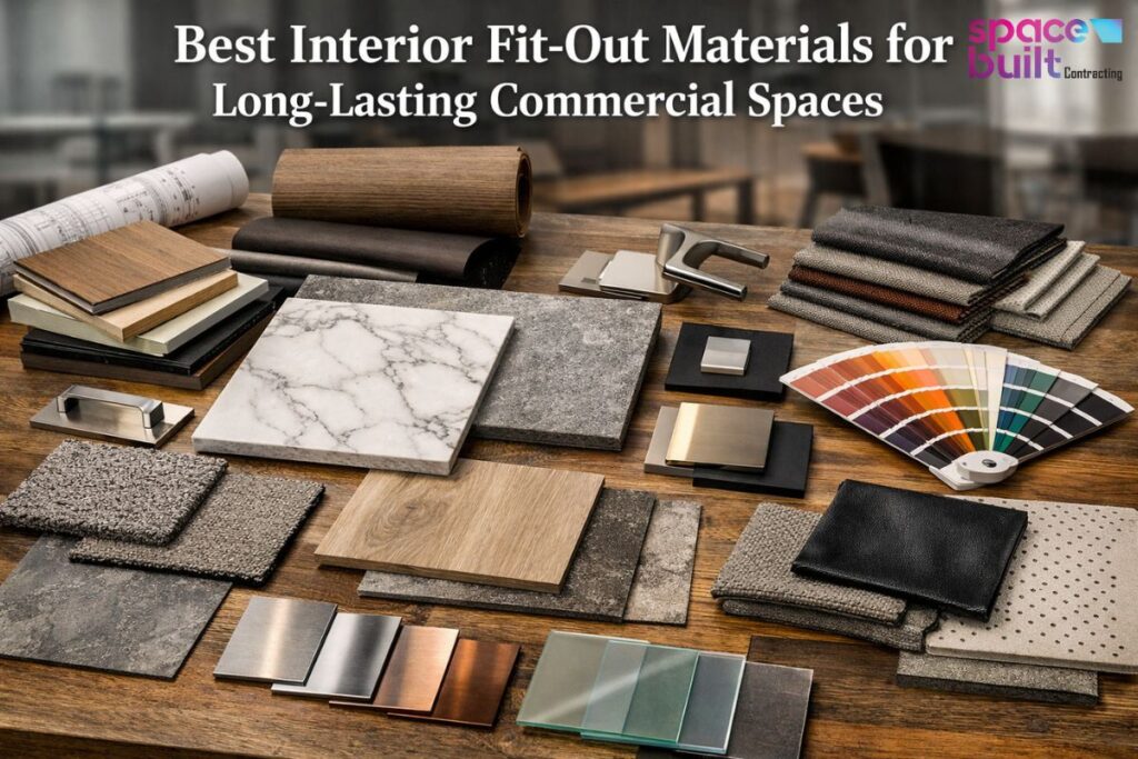 Best Interior Fit-Out Materials for Long-Lasting Commercial Spaces