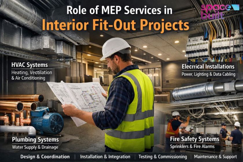 Role of MEP Services in Interior Fit-Out Projects