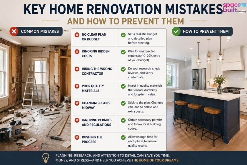 Key Home Renovation Mistakes