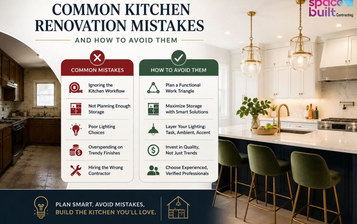 Common kitchen renovation mistakes and how to avoid them