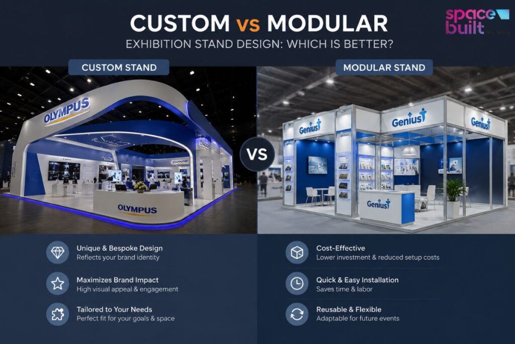 Custom vs Modular Exhibition Stand Design: Which Is Better