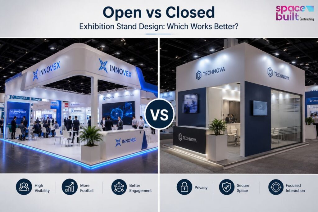 Open vs Closed Exhibition Stand Design: Which Works Better?