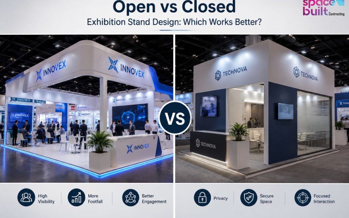 Open vs Closed Exhibition Stand Design: Which Works Better?