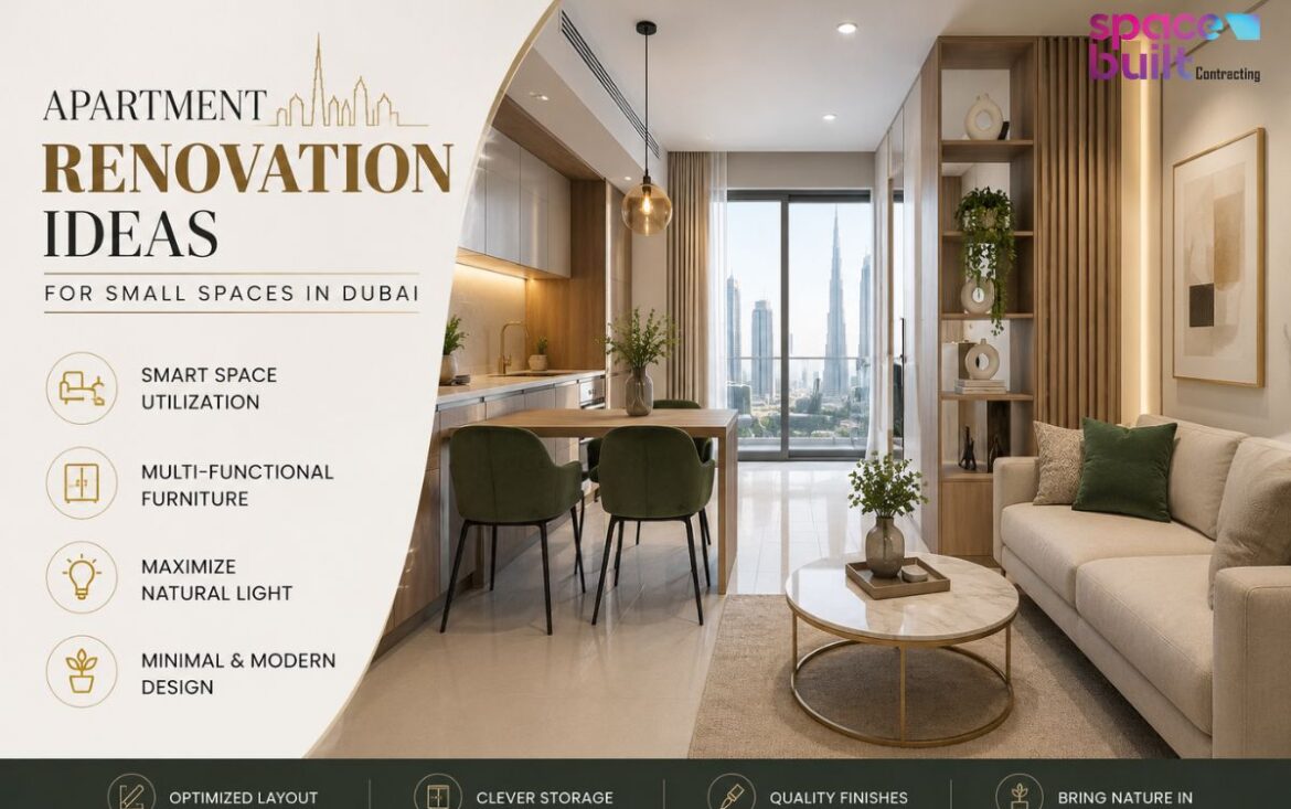 Apartment Renovation Ideas for Small Spaces in Dubai