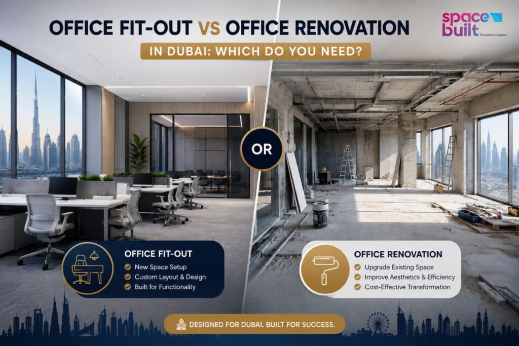 Office Fit-Out vs Office Renovation in Dubai: Which Do You Need?