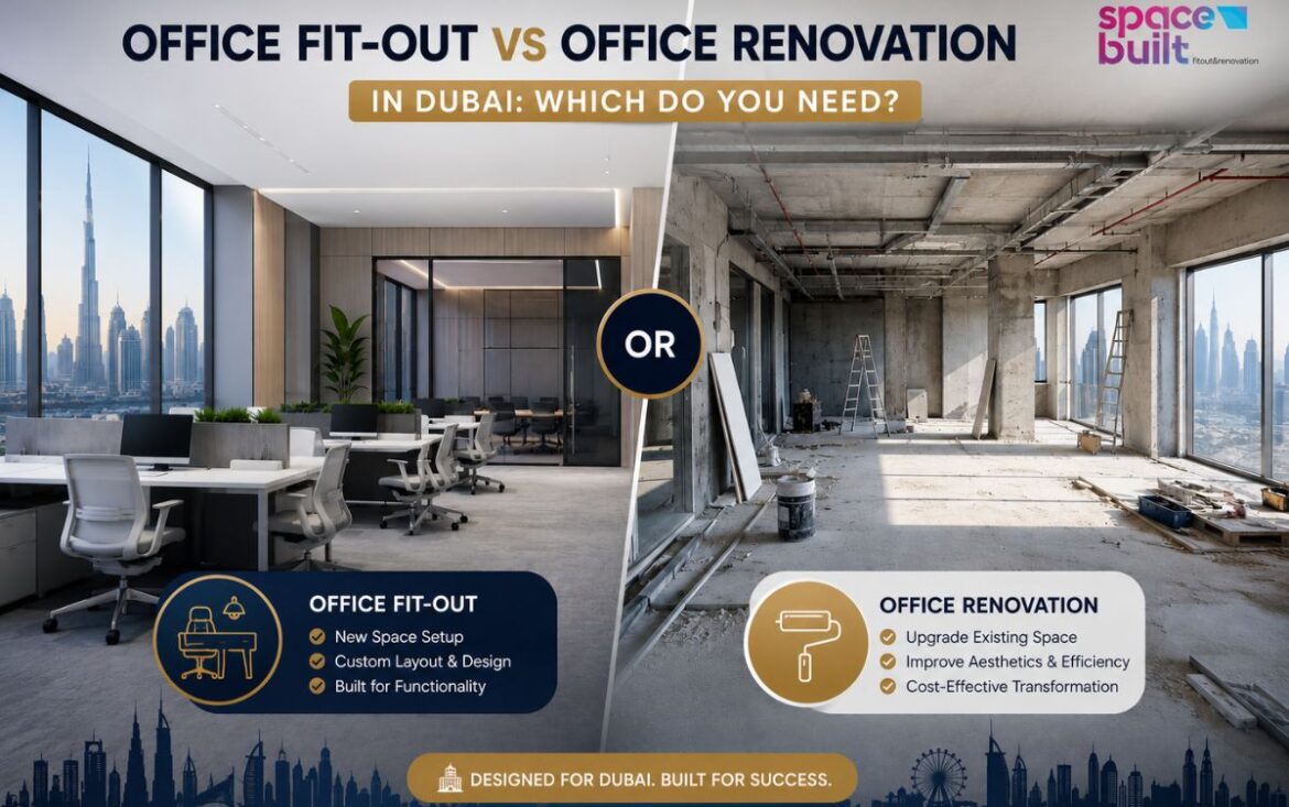 Office Fit-Out vs Office Renovation in Dubai: Which Do You Need?