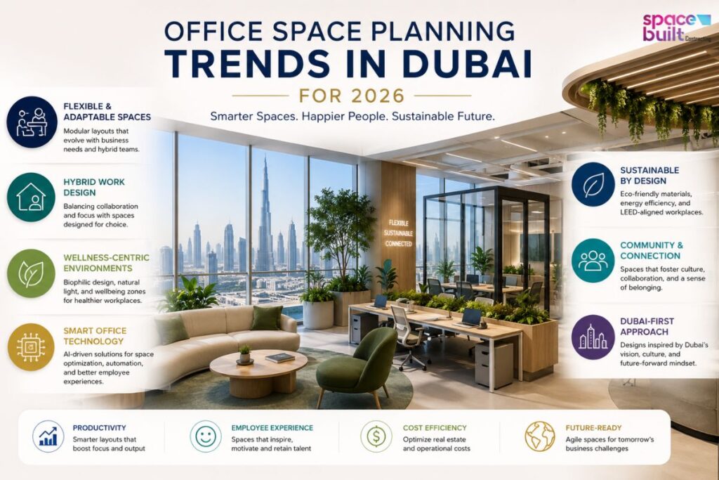 Office Space Planning Trends in Dubai for 2026