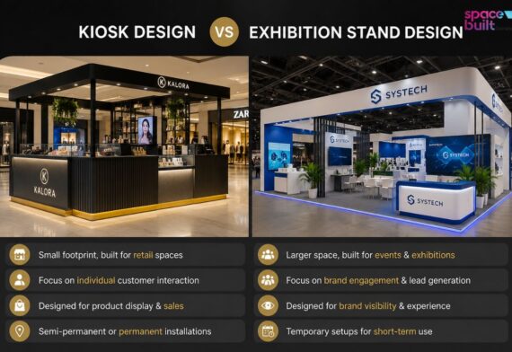 What Is the Difference Between Kiosk Design and Exhibition Stand Design?