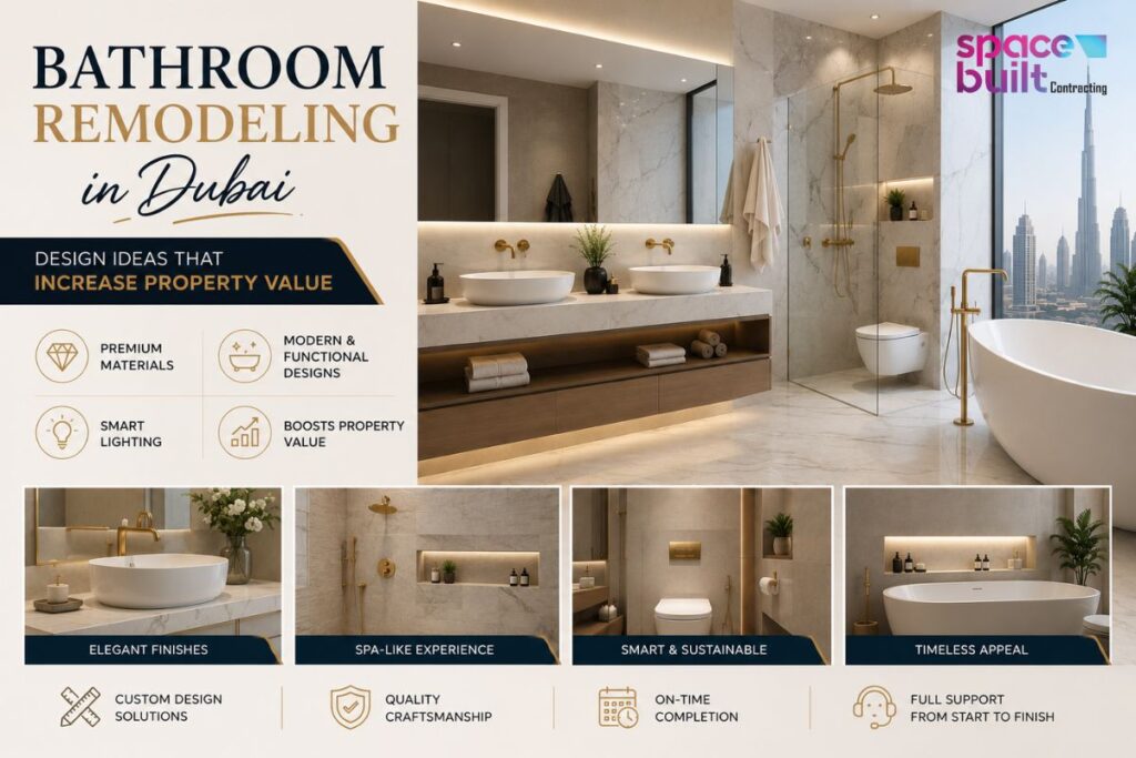 Bathroom Remodeling in Dubai: Design Ideas That Increase Property Value