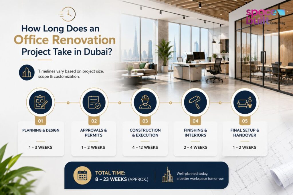 How Long Does an Office Renovation Project Take in Dubai