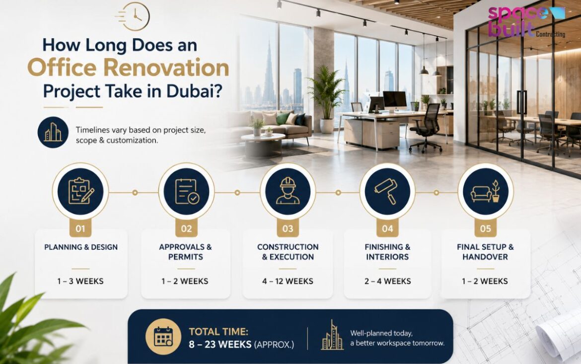 How Long Does an Office Renovation Project Take in Dubai