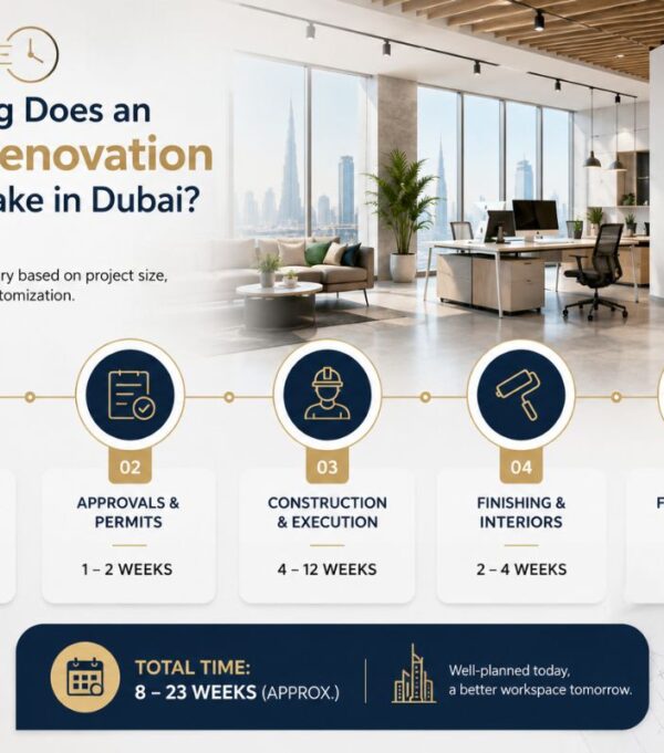 How Long Does an Office Renovation Project Take in Dubai