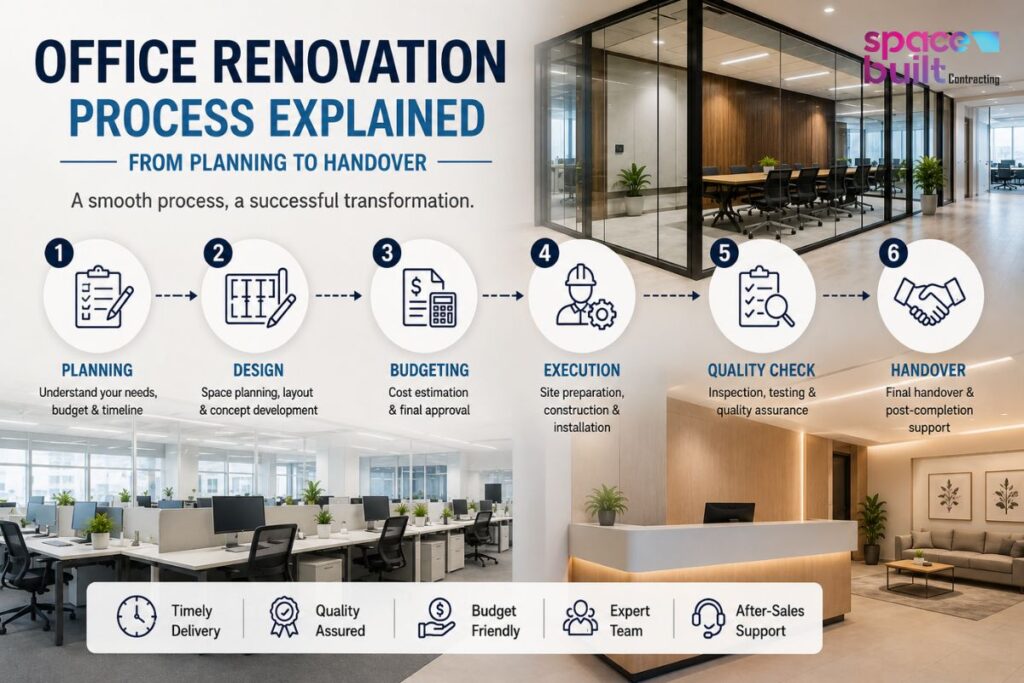 Office Renovation Process Explained: From Planning to Handover
