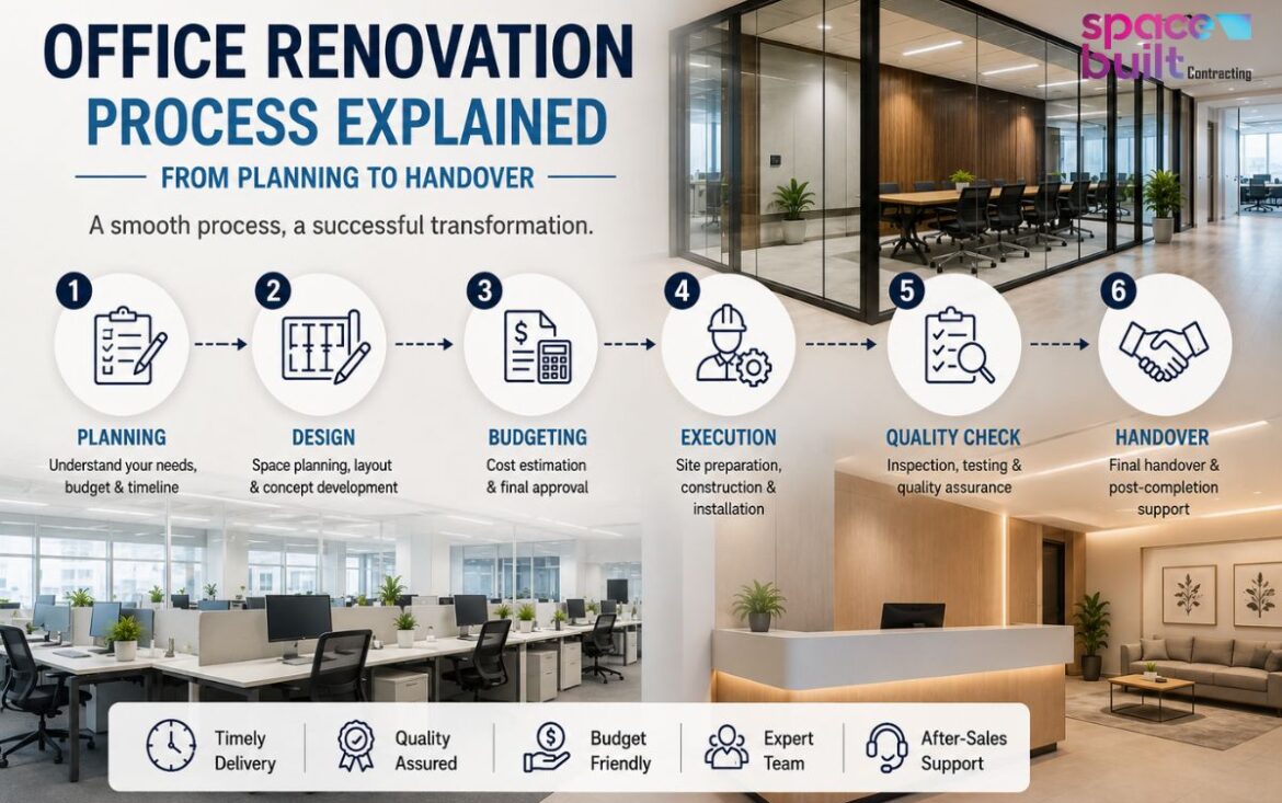 Office Renovation Process Explained: From Planning to Handover