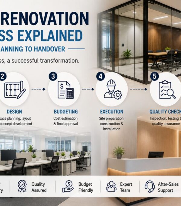 Office Renovation Process Explained: From Planning to Handover