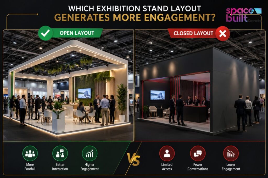 Which Exhibition Stand Layout Generates More Engagement?