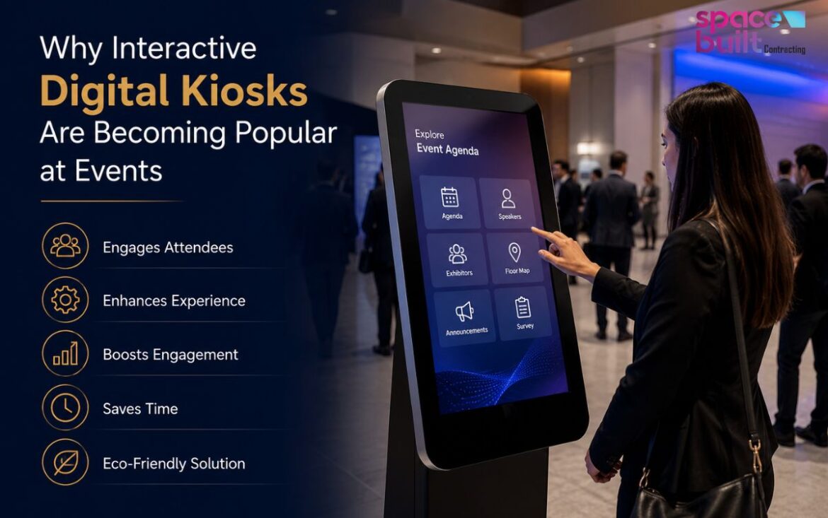 Why Interactive Digital Kiosks Are Becoming Popular at Events