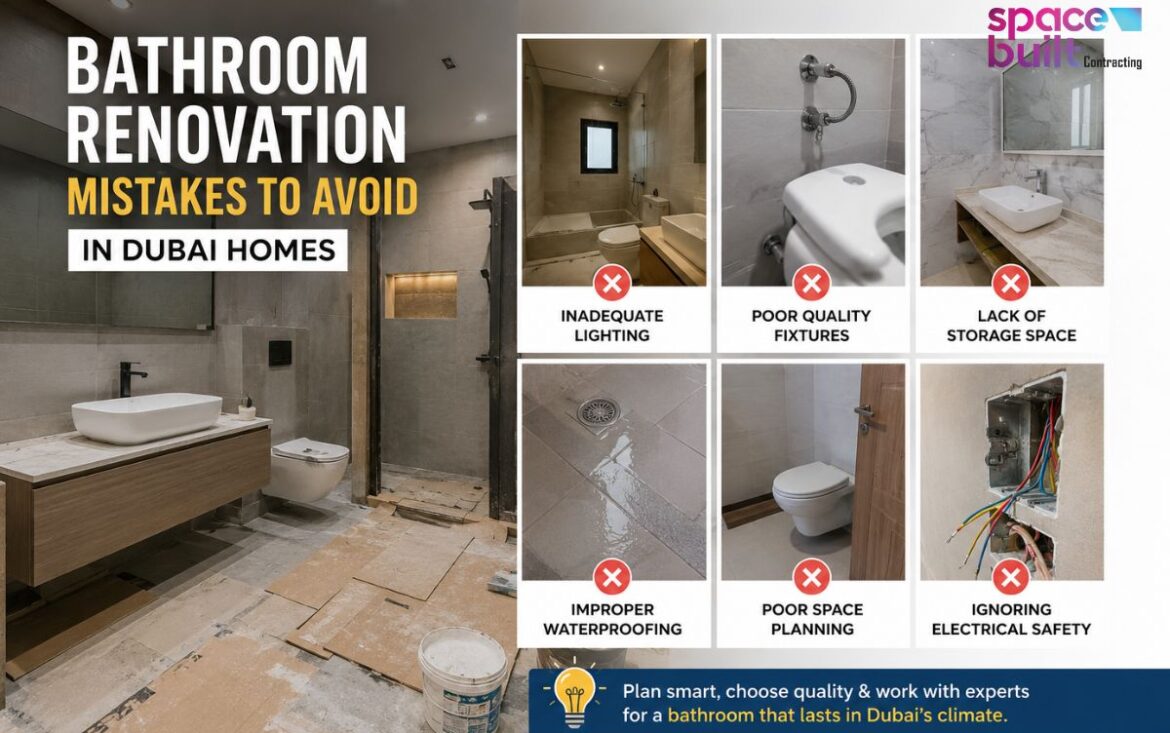 Bathroom Renovation Mistakes to Avoid in Dubai Homes