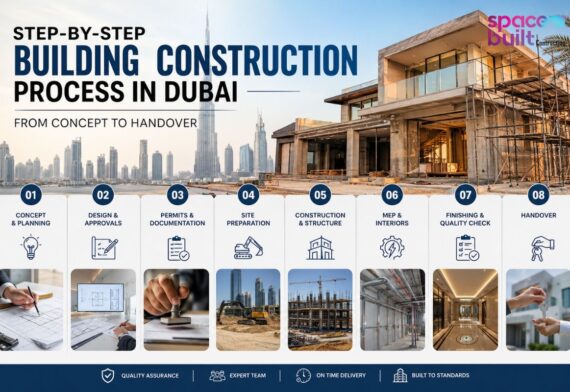 Step-by-Step Building Construction Process in Dubai: From Concept to Handover