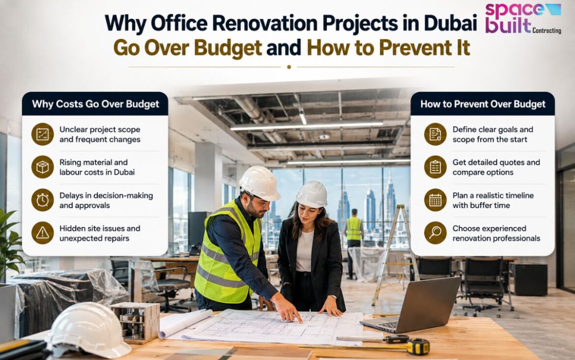 Why Office Renovation Projects in Dubai Go Over Budget and How to Prevent It