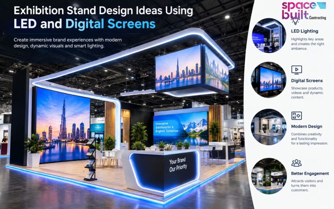 Exhibition Stand Design Ideas Using LED and Digital Screens