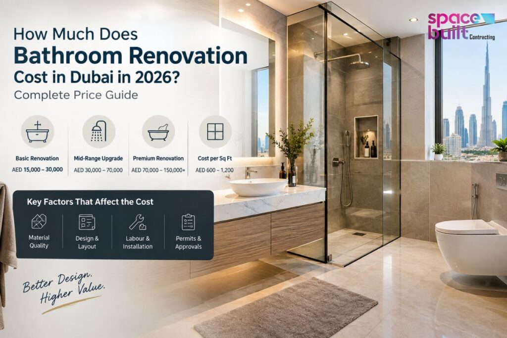 How Much Does Bathroom Renovation Cost in Dubai in 2026 Complete Price Guide
