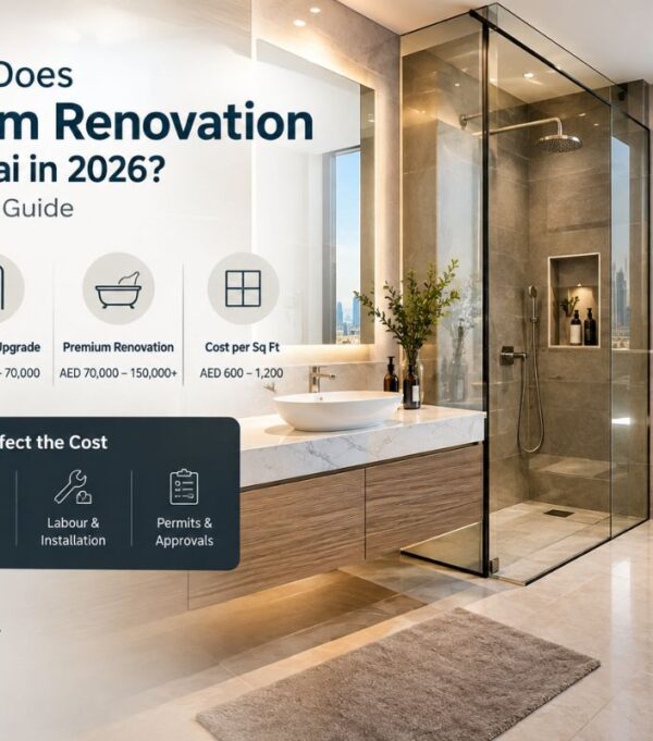 How Much Does Bathroom Renovation Cost in Dubai in 2026 Complete Price Guide