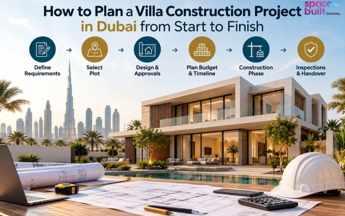 How to Plan a Villa Construction Project in Dubai from Start to Finish
