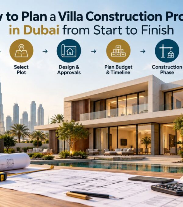 How to Plan a Villa Construction Project in Dubai from Start to Finish