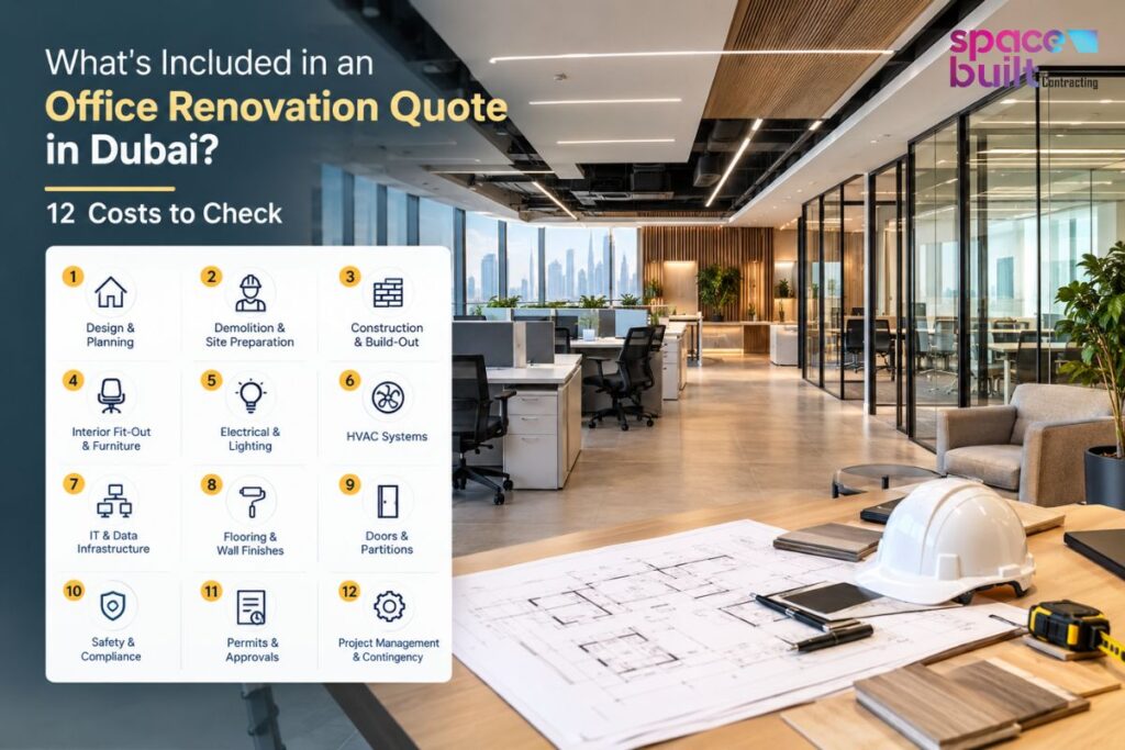What Is Included in an Office Renovation Quote in Dubai 12 Costs to Check