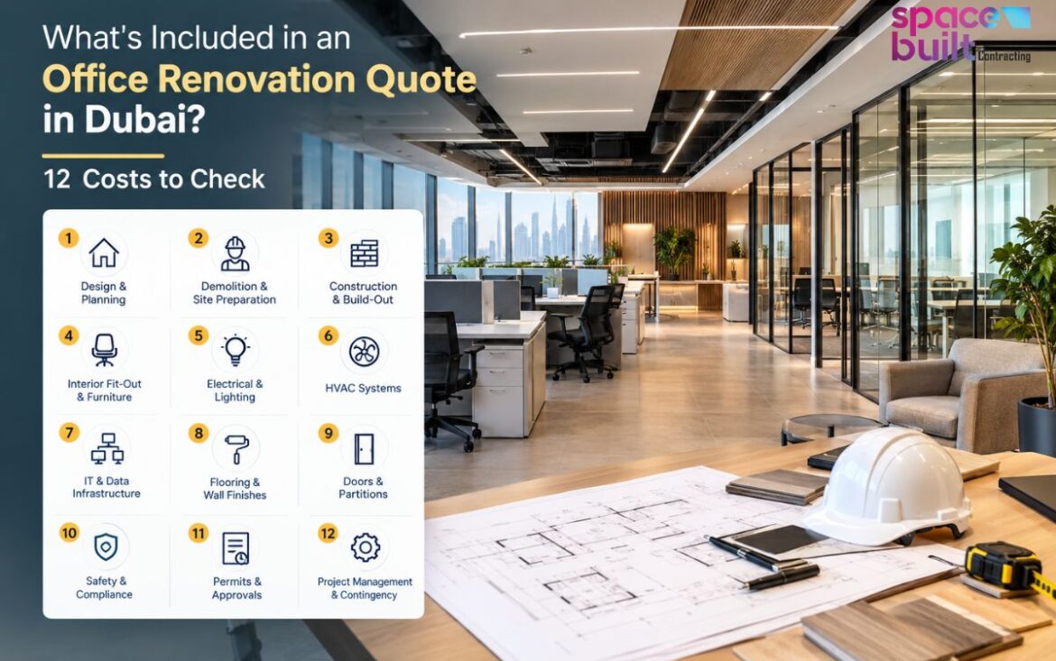 What Is Included in an Office Renovation Quote in Dubai 12 Costs to Check