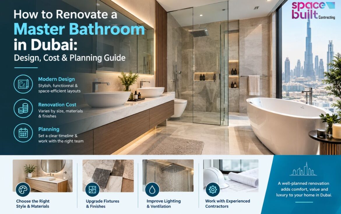 How to Renovate a Master Bathroom in Dubai Design, Cost & Planning Guide