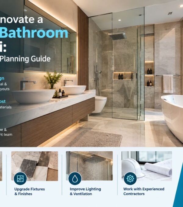 How to Renovate a Master Bathroom in Dubai Design, Cost & Planning Guide