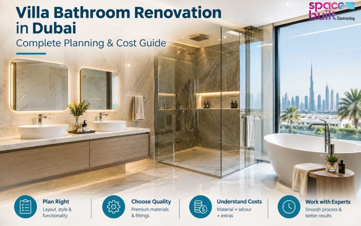 Villa Bathroom Renovation in Dubai: Complete Planning & Cost Guide