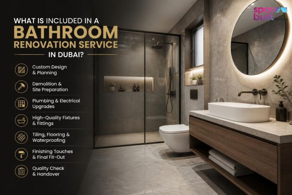 What Is Included in a Bathroom Renovation Service in Dubai
